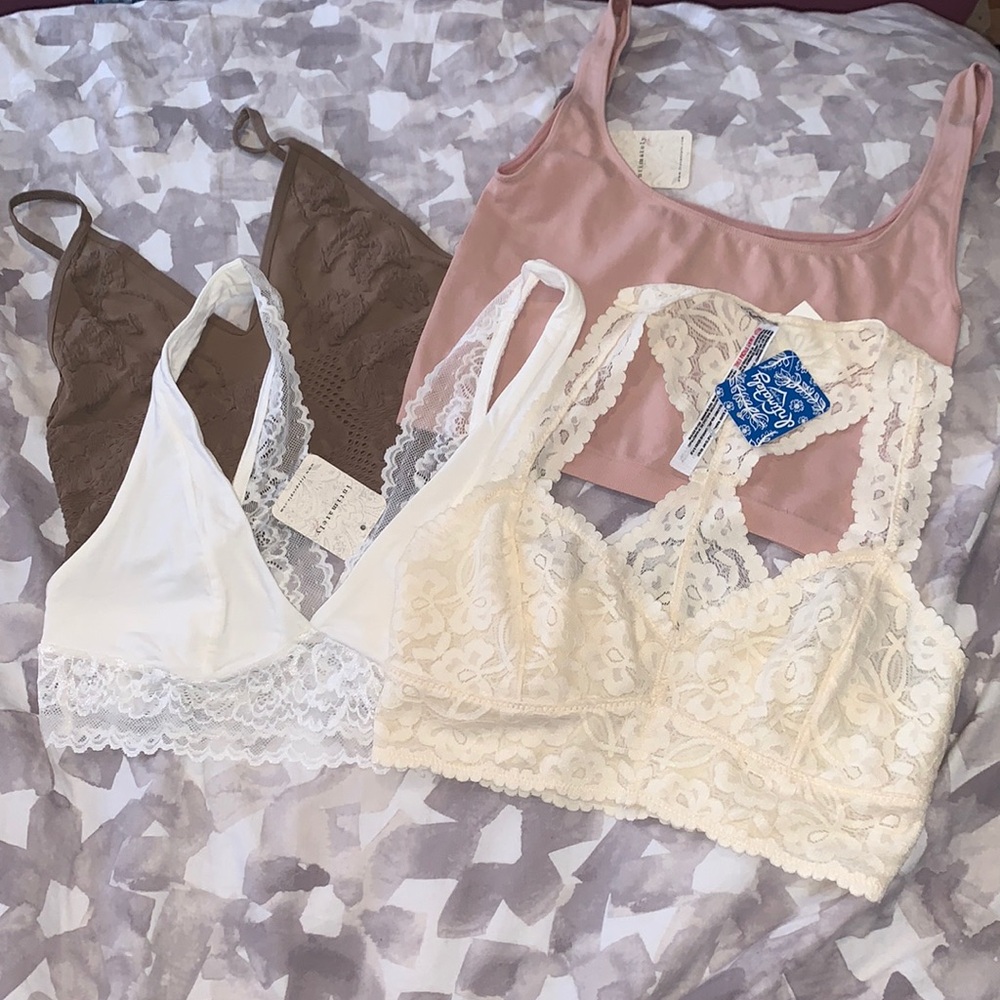Bundle of 4 Free People Bras Size XS